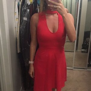 Red express dress